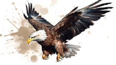 eagle-flying